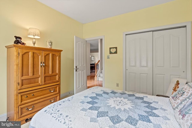 142 Wyndham Woods Way, Hatfield, PA 19440 - bedroom with a closet and baseboards