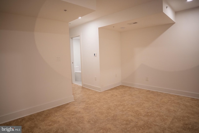 740 S Chris Columbus Blvd Unit 15, Philadelphia, PA 19147 - spare room with recessed lighting and baseboards