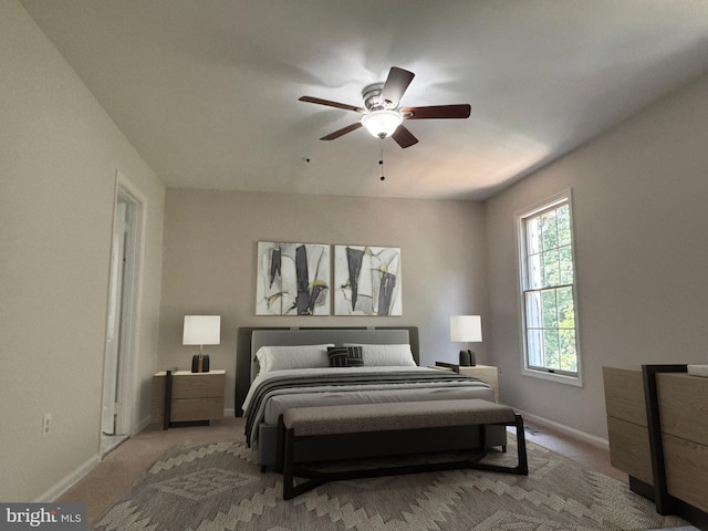 7930 Blue Gray Cir, Manassas, VA 20109 - carpeted bedroom featuring baseboards and a ceiling fan