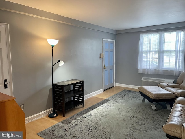 3401 Commonwealth Ave Unit A, Alexandria, VA 22305 - living area with light wood finished floors and baseboards