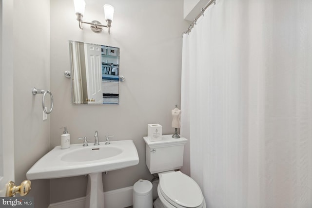 1225 Stuart Robeson Dr, Mclean, VA 22101 - full bath featuring toilet and curtained shower