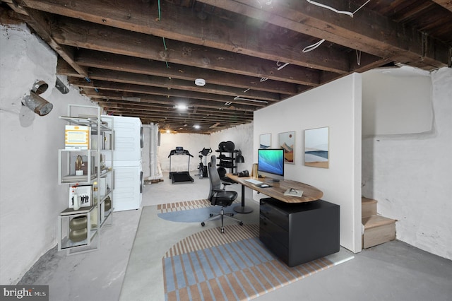 46 E Price St, Philadelphia, PA 19144 - office area featuring finished concrete flooring