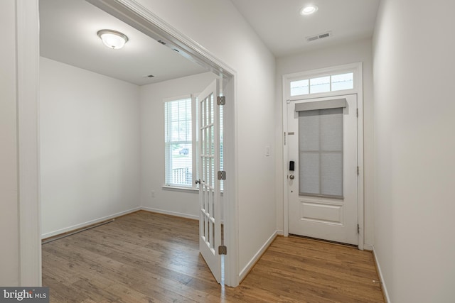 4005 Sweet Azalea Row, Glen Allen, VA 23059 - foyer entrance with plenty of natural light, wood finished floors, baseboards, and recessed lighting