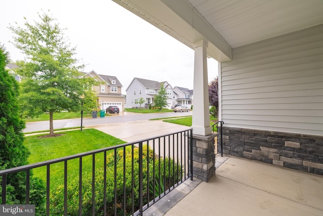 4005 Sweet Azalea Row, Glen Allen, VA 23059 - covered porch with a residential view