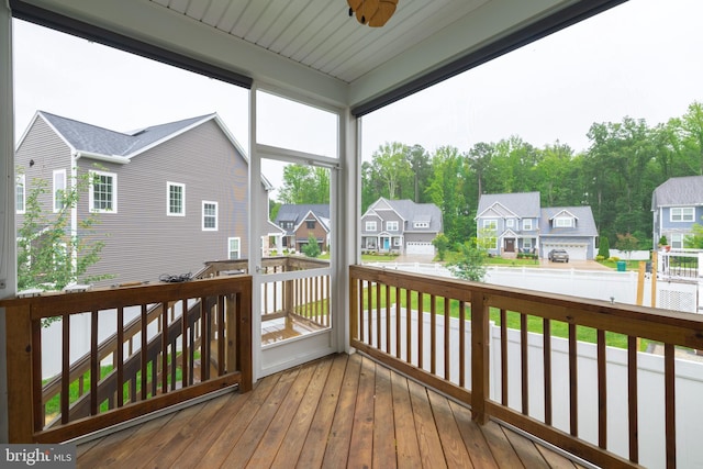 4005 Sweet Azalea Row, Glen Allen, VA 23059 - deck with a residential view
