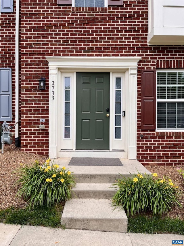 2733 Aldersgate Way, Charlottesville, VA 22911 - entrance to property with brick siding