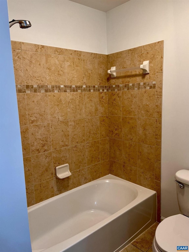 2733 Aldersgate Way, Charlottesville, VA 22911 - full bathroom featuring toilet, tile patterned floors, and tub / shower combination