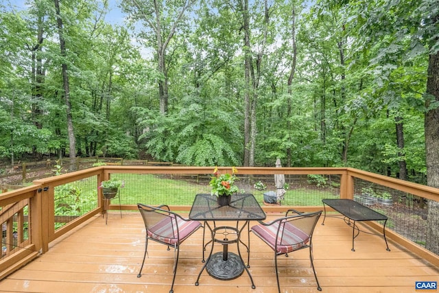 6 Axle Tree Rd, Palmyra, VA 22963 - deck with outdoor dining area