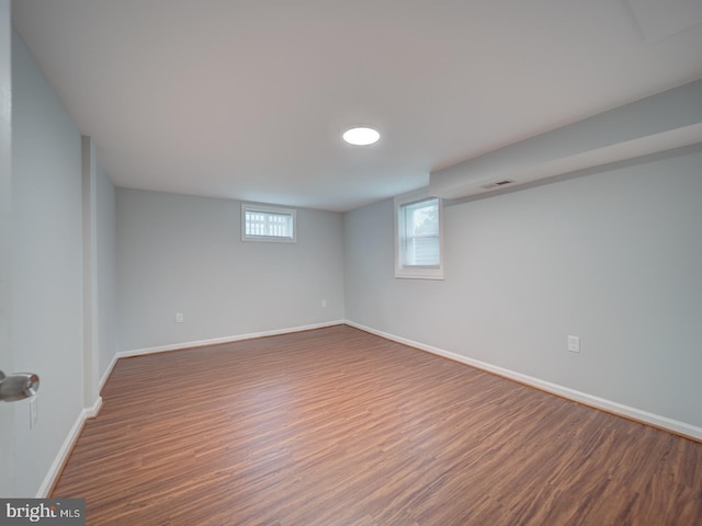 625 Butler Ave, Winchester, VA 22601 - below grade area featuring wood finished floors and baseboards