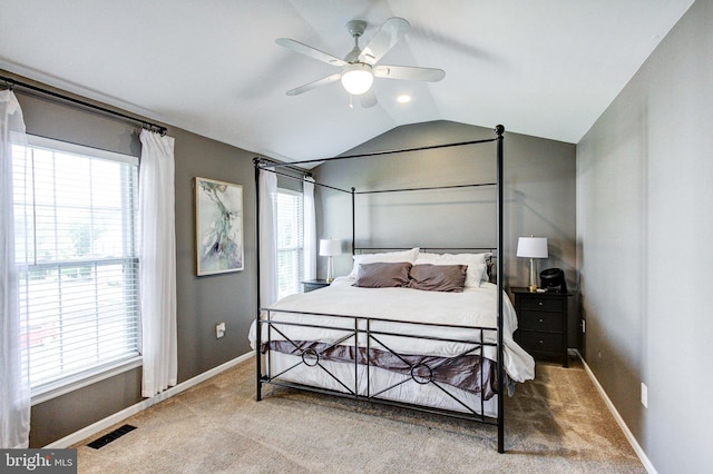 812 Red Rock Cir, Royersford, PA 19468 - bedroom with lofted ceiling, carpet flooring, multiple windows, and baseboards
