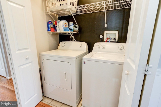 812 Red Rock Cir, Royersford, PA 19468 - washroom featuring separate washer and dryer and light wood finished floors