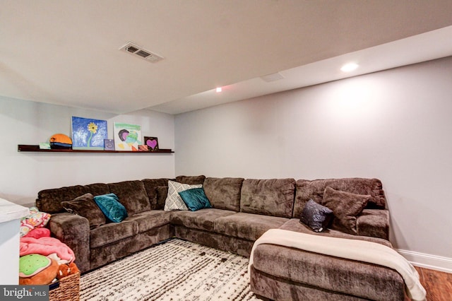 812 Red Rock Cir, Royersford, PA 19468 - living room with wood finished floors, recessed lighting, and baseboards
