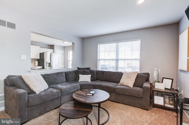 812 Red Rock Cir, Royersford, PA 19468 - living area with light colored carpet and recessed lighting