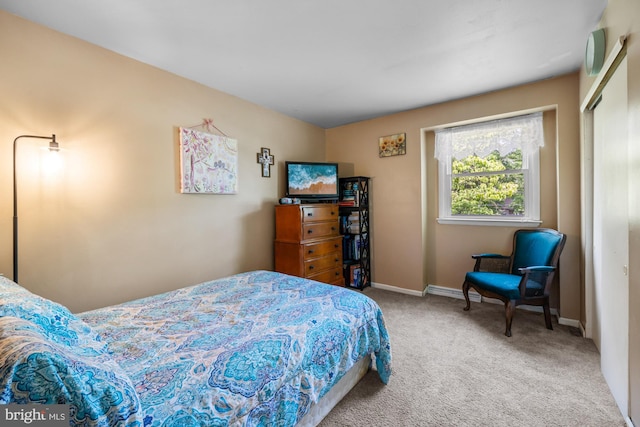 312 Walnut Ave, Marlton, NJ 08053 - bedroom featuring carpet, baseboards, and a closet