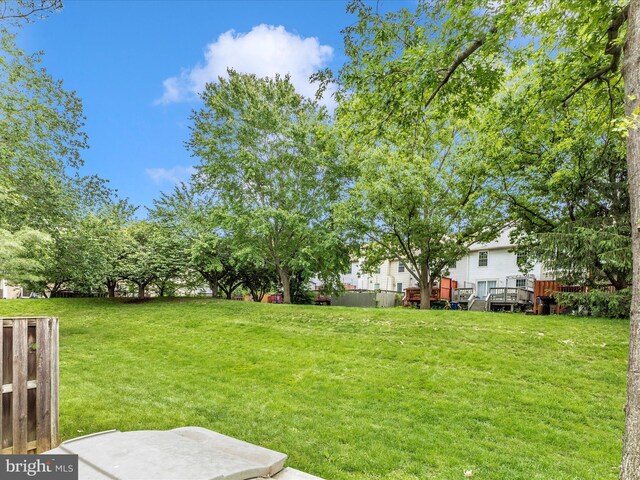 20523 Staffordshire Dr, Germantown, MD 20874 - view of grassy yard featuring a deck