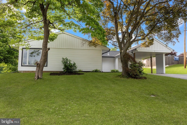 1 Mimosa Ln, Levittown, PA 19054 - view of home's exterior with driveway and an attached carport