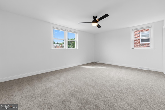 937 E Durard St, Philadelphia, PA 19150 - carpeted spare room featuring baseboards and ceiling fan
