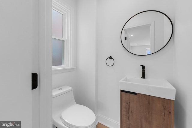 937 E Durard St, Philadelphia, PA 19150 - bathroom with vanity, baseboards, and toilet