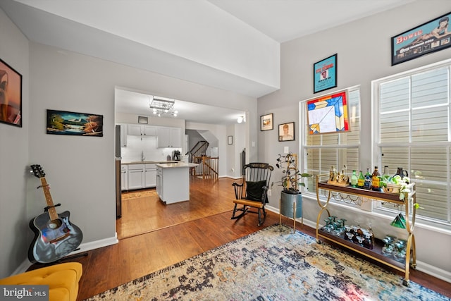 12794 Silvia Loop, Woodbridge, VA 22192 - office with light wood-style flooring and arched walkways