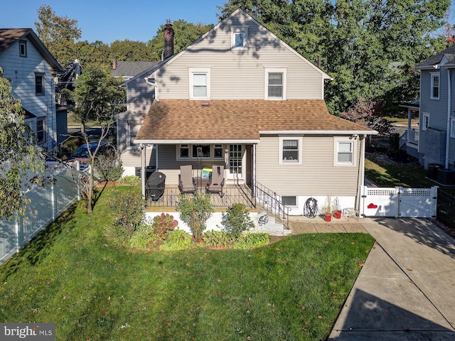 236 Ardmore Ave, Haddonfield, NJ 08033 - rear view of property featuring a gate and a shingled roof