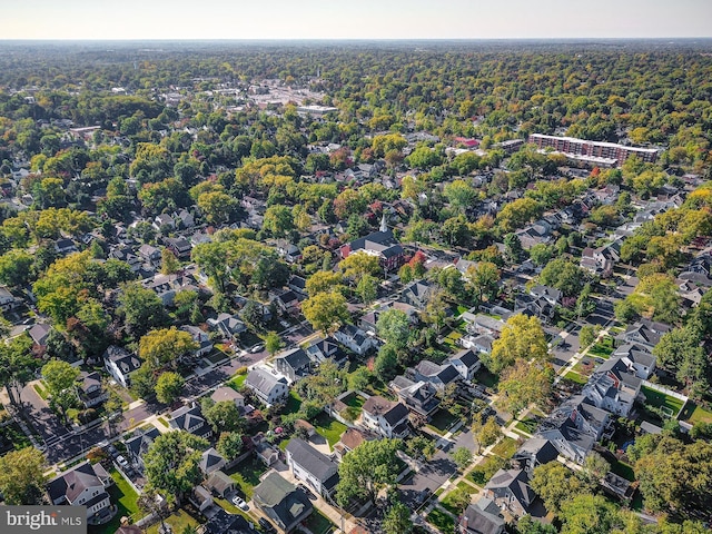236 Ardmore Ave, Haddonfield, NJ 08033 - aerial overview of property's location with a heavily wooded area