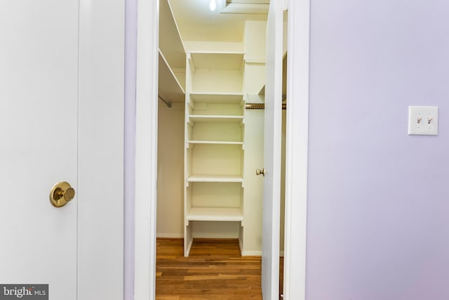 5305 Thunder Hill Rd, Columbia, MD 21045 - walk in closet featuring wood finished floors
