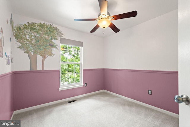 45620 Livingstone Station St, Sterling, VA 20166 - empty room featuring carpet, baseboards, and a ceiling fan