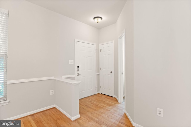 45620 Livingstone Station St, Sterling, VA 20166 - foyer entrance featuring light wood-style flooring and baseboards
