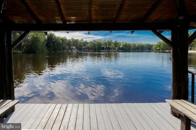 172 Chippewa Trl, Medford Lakes, NJ 08055 - dock area featuring a water view