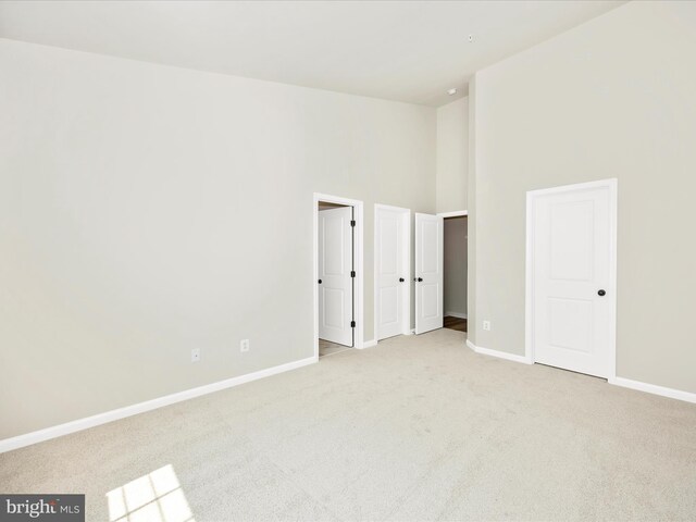108 Spring Bank Way, Frederick, MD 21701 - unfurnished bedroom with a high ceiling and light colored carpet