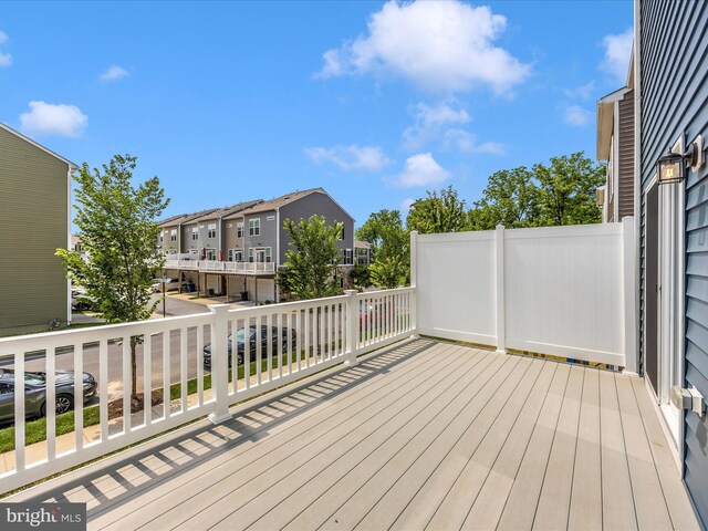 108 Spring Bank Way, Frederick, MD 21701 - deck featuring a residential view