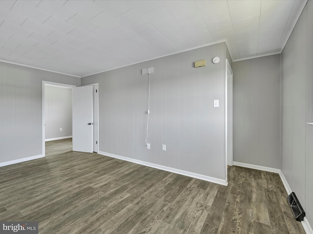 20 E Market St, Schuylkill Haven, PA 17972 - unfurnished bedroom with wood finished floors, baseboards, and ornamental molding