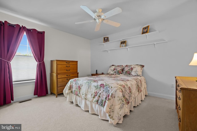 230 Bobwhite Rd, New Hope, PA 18938 - carpeted bedroom featuring baseboards and ceiling fan