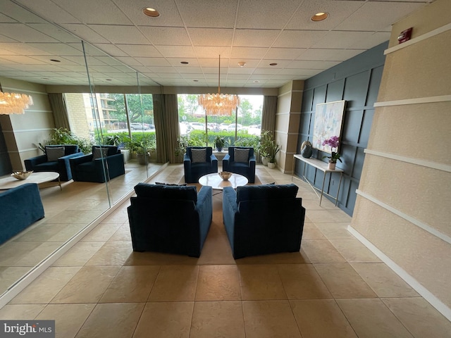 666 W Germantown Pike Unit 1721, Plymouth Meeting, PA 19462 - common area with a drop ceiling and recessed lighting