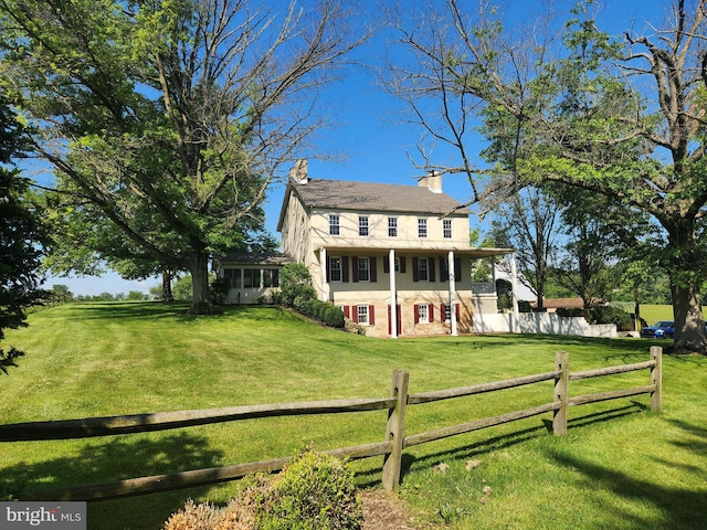 4560 Bossler Rd, Elizabethtown, PA 17022 - view of front of house featuring a chimney