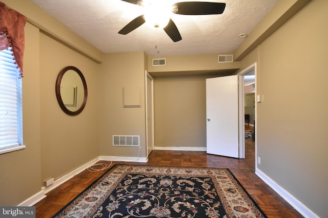 80 W Baltimore Ave, Lansdowne, PA 19050 - unfurnished bedroom with a textured ceiling, baseboards, and a ceiling fan