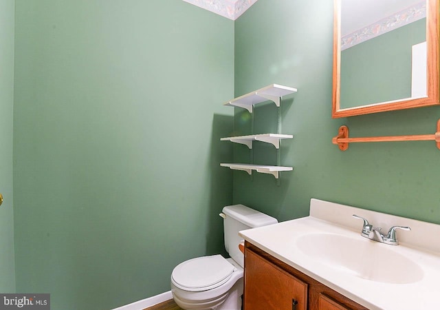 962 Wampler Ln, Westminster, MD 21158 - half bathroom with toilet and vanity
