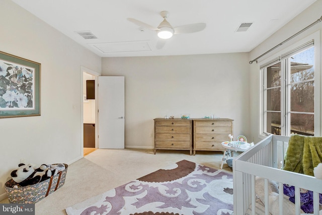918 Centrillion Dr, Mclean, VA 22102 - bedroom with carpet flooring, baseboards, and a ceiling fan