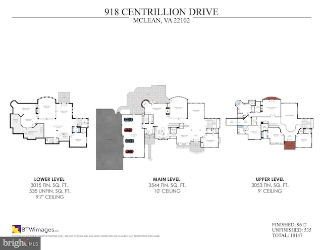 918 Centrillion Dr, Mclean, VA 22102 - room layout