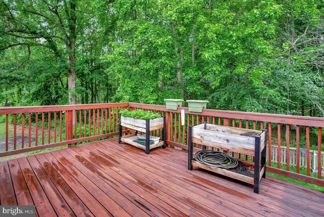 6040 Shady Side Rd, Shady Side, MD 20764 - view of wooden terrace