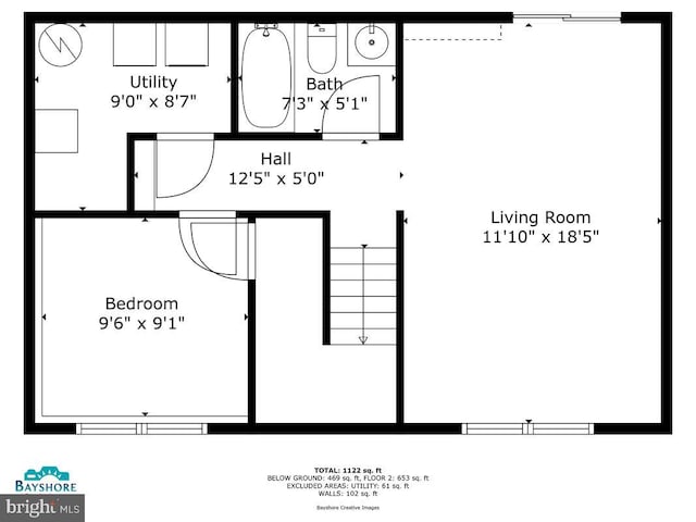 6040 Shady Side Rd, Shady Side, MD 20764 - view of room layout