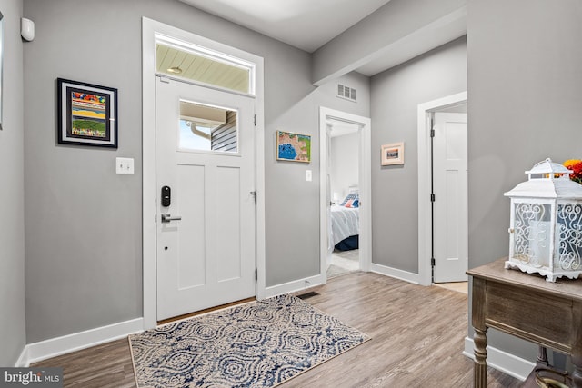 1528 Catbriar Way, Odenton, MD 21113 - foyer with wood finished floors and baseboards