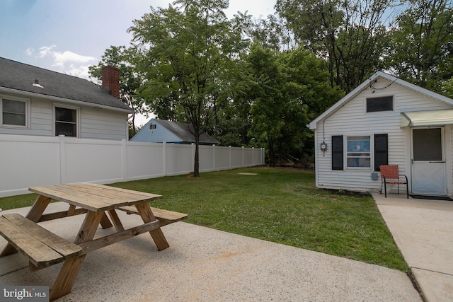 218 Elizabeth St, Bordentown, NJ 08505 - view of yard featuring a patio area