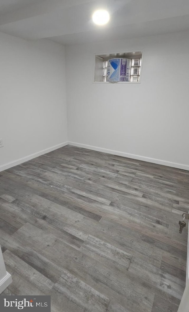 6517 Montour St, Philadelphia, PA 19111 - basement featuring wood finished floors and baseboards