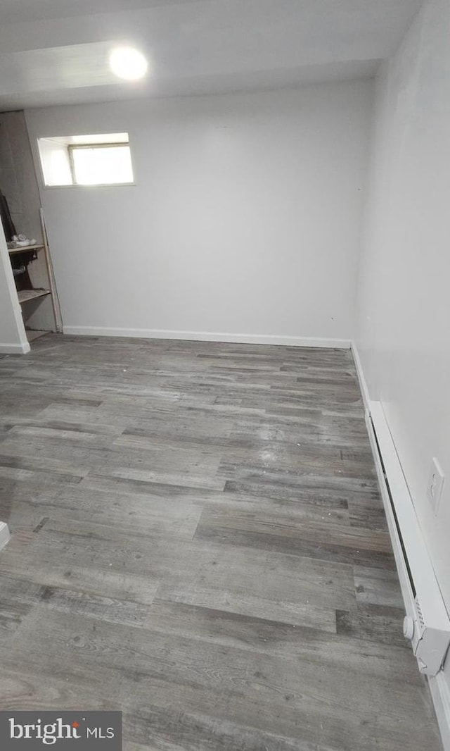 6517 Montour St, Philadelphia, PA 19111 - below grade area with wood finished floors and baseboards