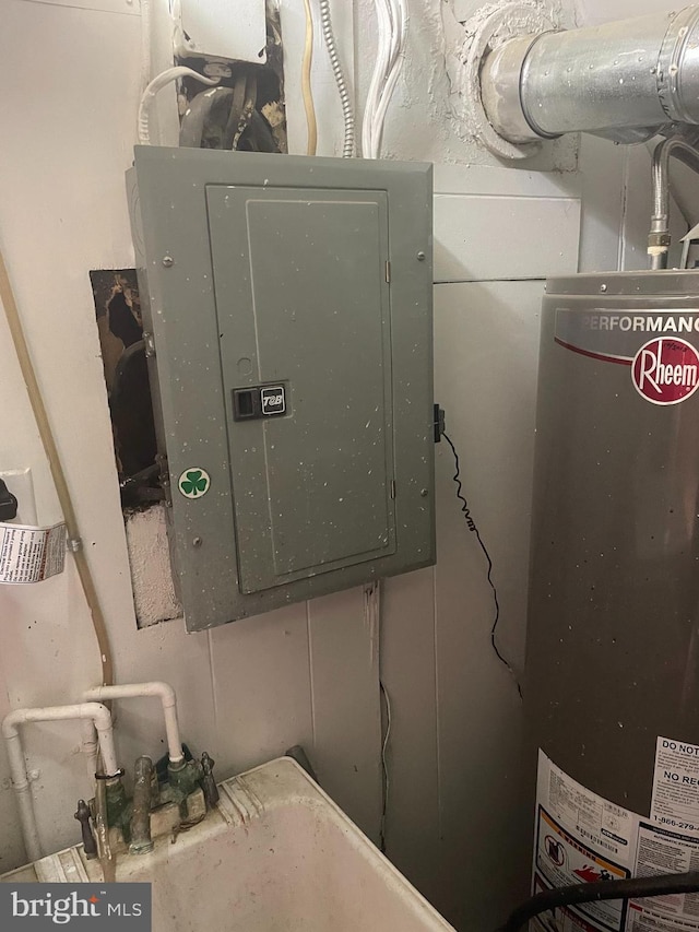 808 W Penn Pines Blvd, Aldan, PA 19018 - utilities featuring electric panel and gas water heater