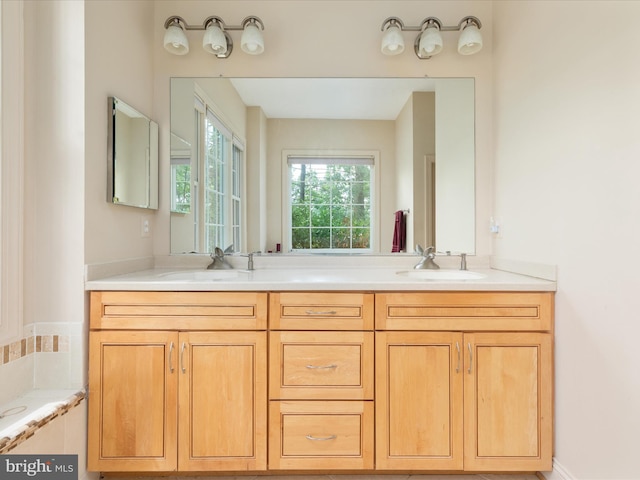 228 Sunset Cir, Cross Junction, VA 22625 - full bath with double vanity and a tub