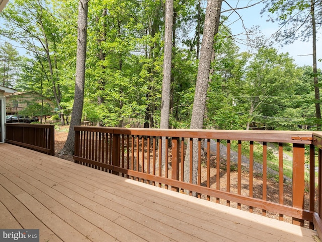 228 Sunset Cir, Cross Junction, VA 22625 - view of wooden deck