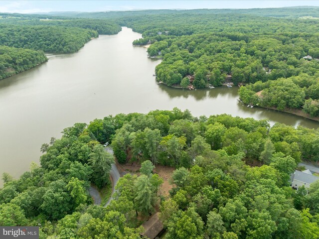 228 Sunset Cir, Cross Junction, VA 22625 - drone / aerial view of a nearby body of water and a forest