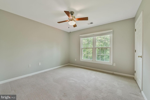 1176 Bandy Run Rd, Herndon, VA 20170 - carpeted empty room featuring baseboards and ceiling fan